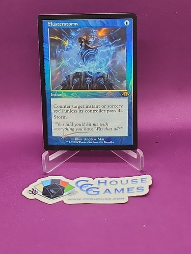 Mtg misprint flusterstorm - mtg,