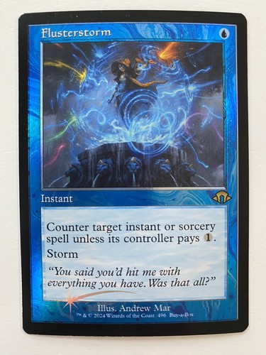 Flusterstorm foil retro - flusterstorm, retro*