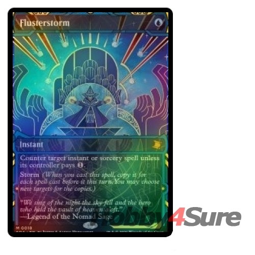 Foil flusterstorm magic - foil, m/nm