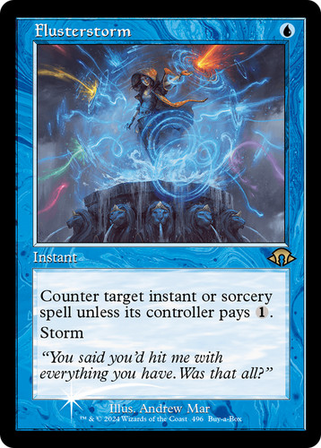 Mtg flusterstorm foil retro - mtg,
